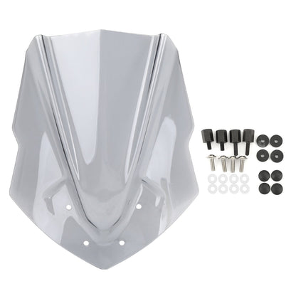ABS Motorcycle Windshield WindScreen for Yamaha MT125 2015-2019 Gray