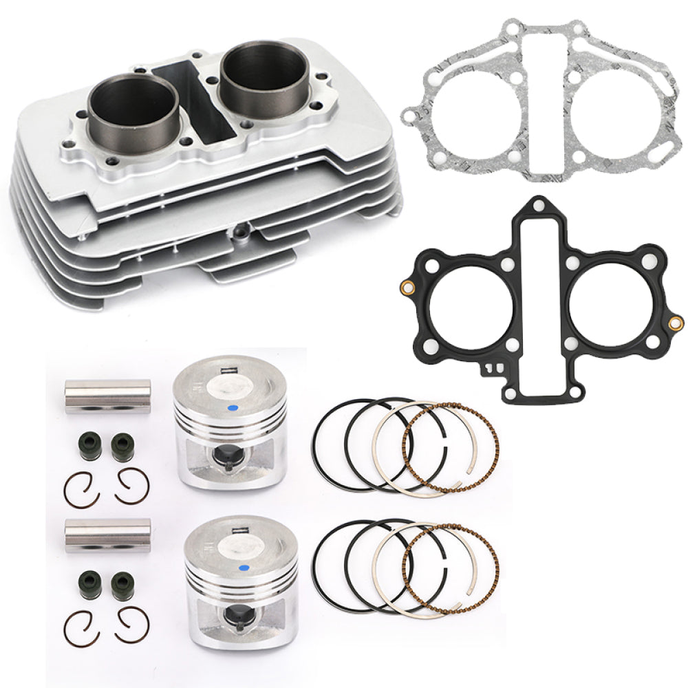 Kit de juntas de pistón y cilindro de motor para Honda Rebel CA 250 CMX 250 96-15