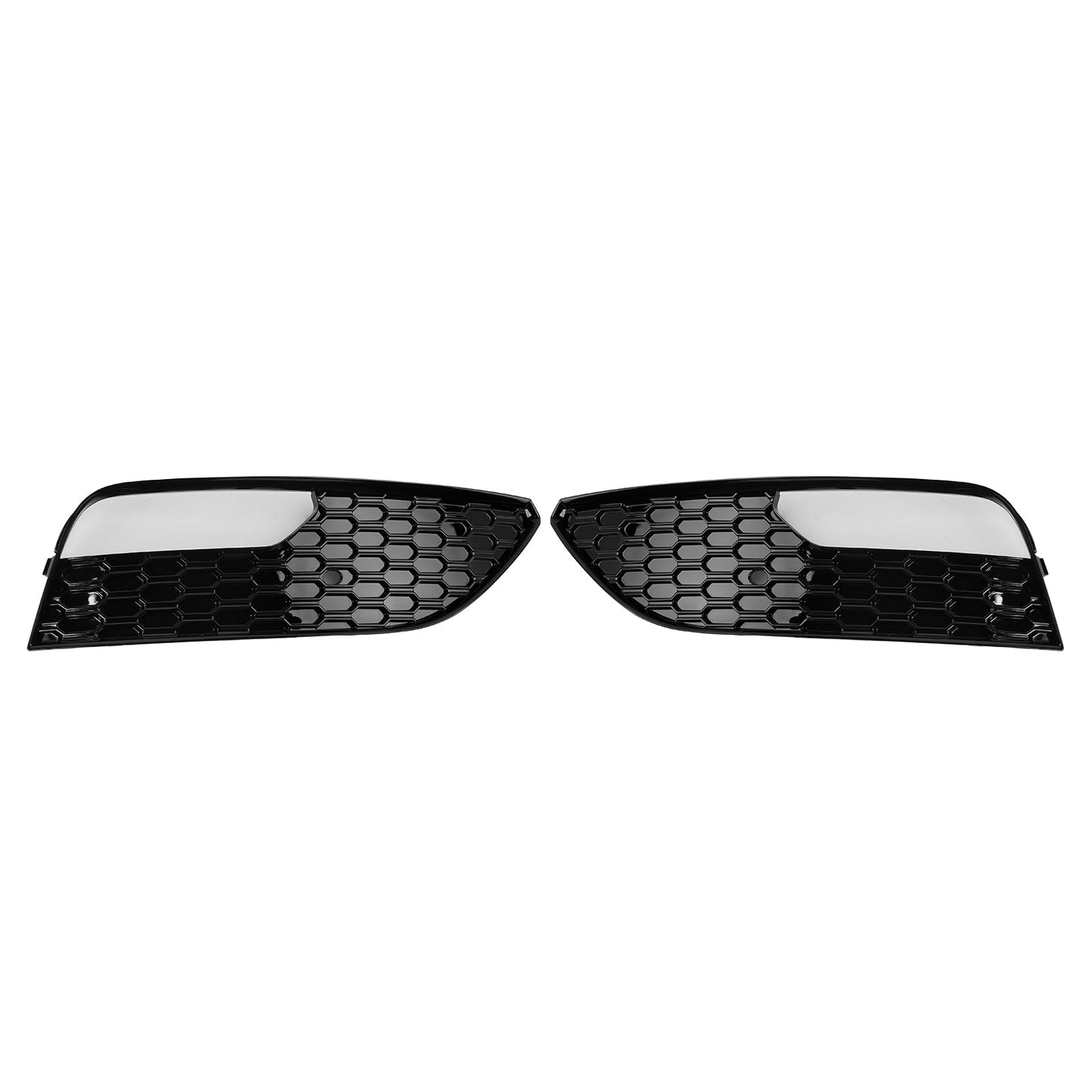 2012-2016 2PCS Front Bumper Fog Light Cover Grille Grill Fit Audi A3