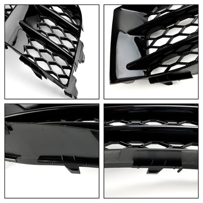 Audi 2013-2016 A5 RS5C Cabriolet QU. 8T0807681F 8T0807682F Front Bumper Lower Fog Light Cover Grill Grille