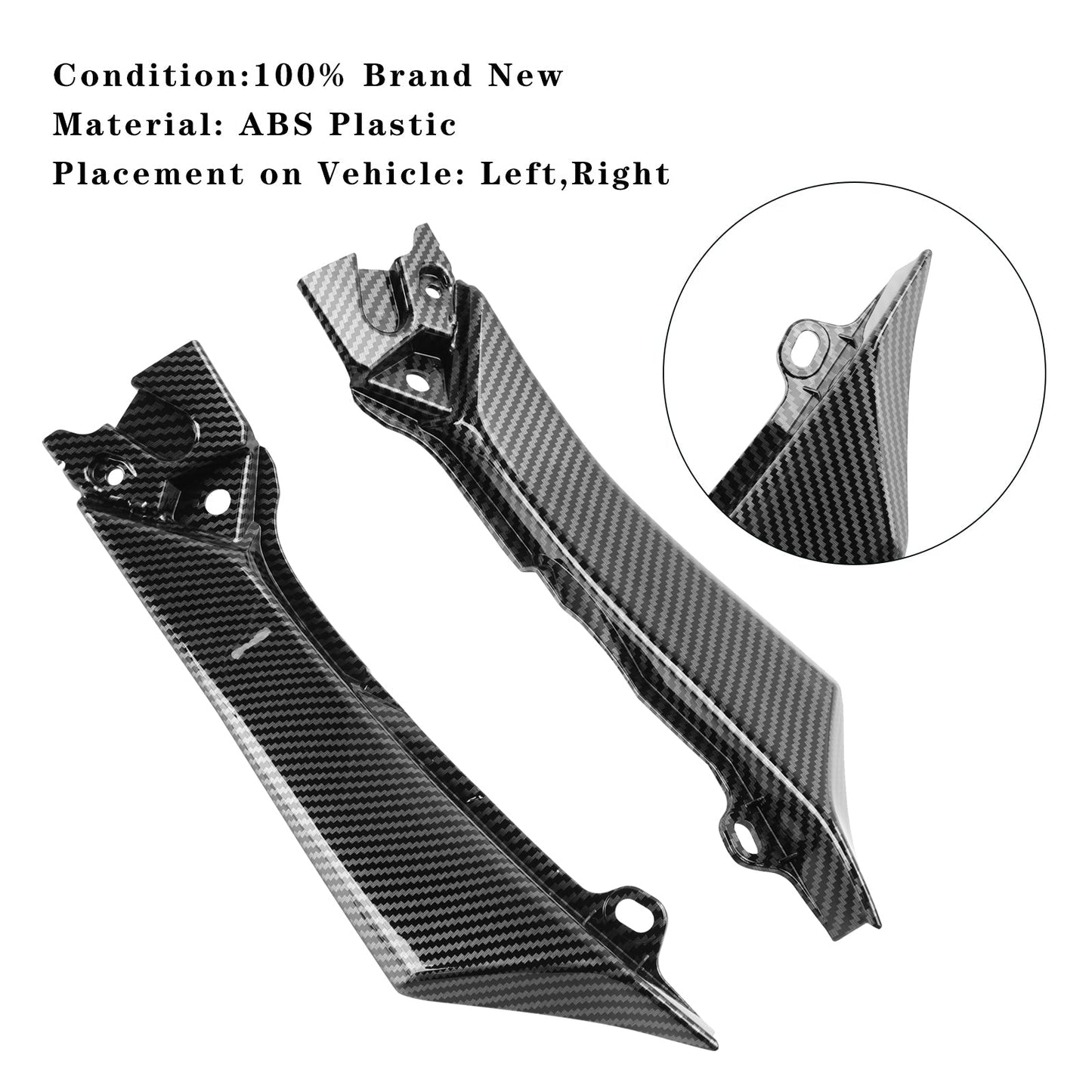 Panel de carenado del asiento lateral Kawasaki Versys 650 KLE650 22-24