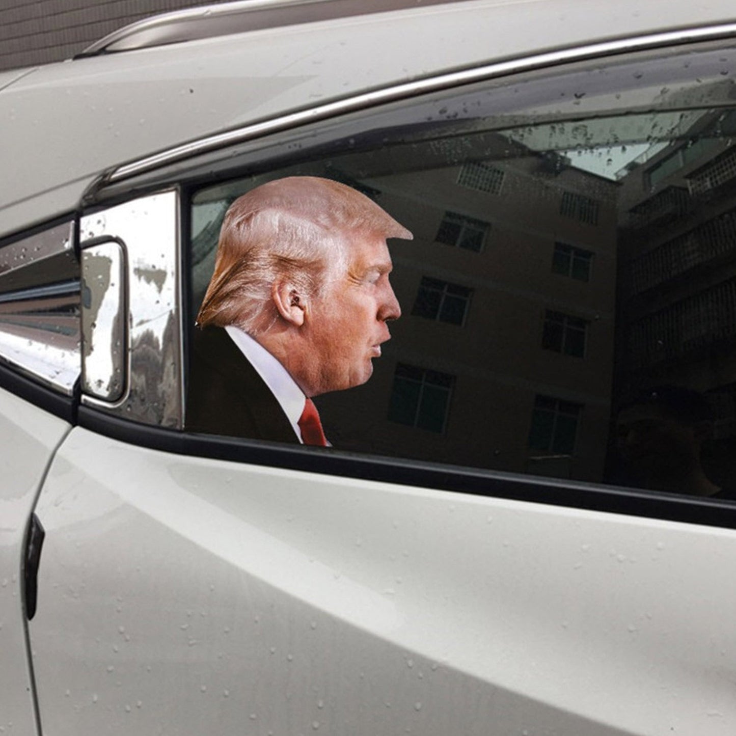 Calcomanía para ventana de coche, elección presidencial de Trump 2020, lado del pasajero, persona derecha
