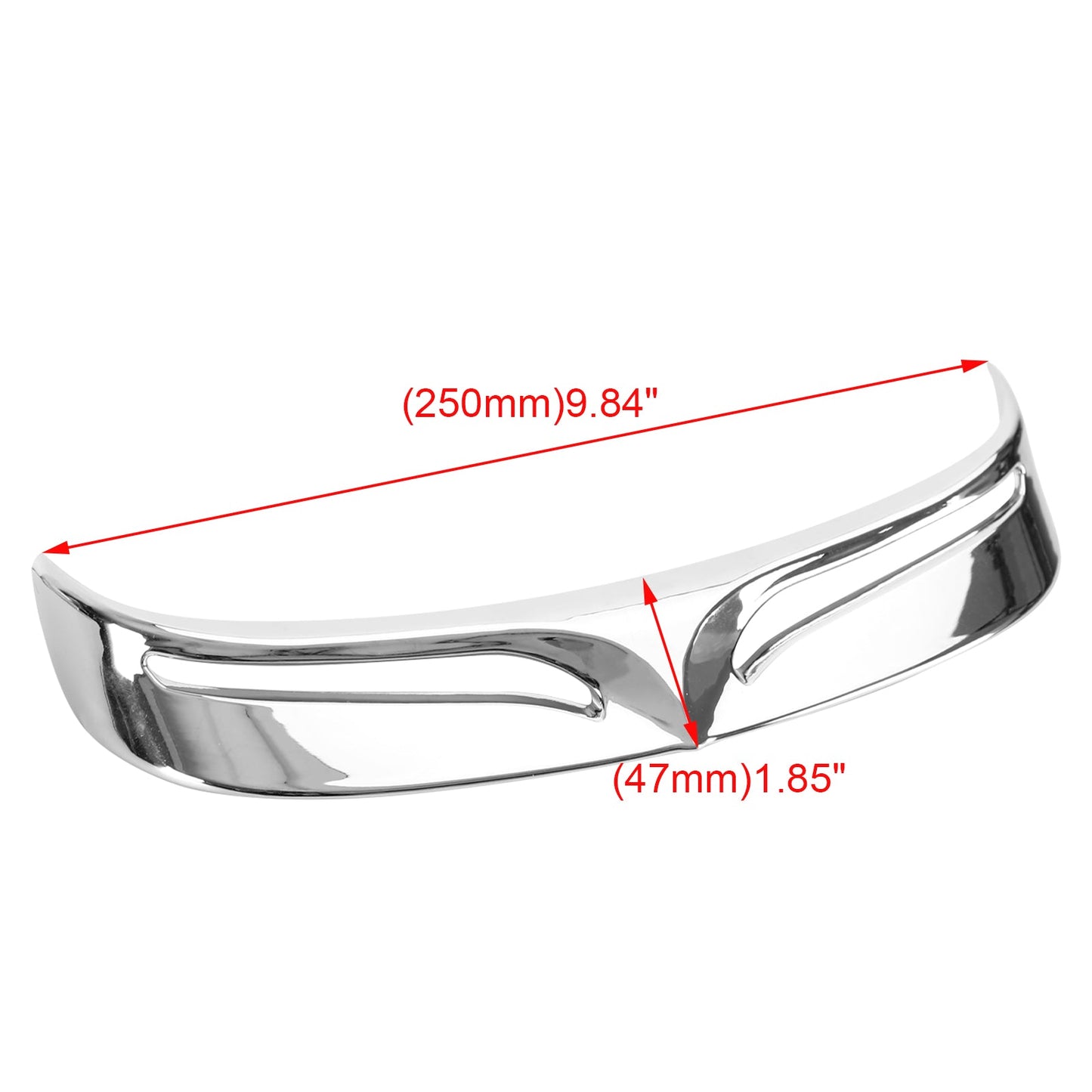 Embellecedor de guardabarros trasero cromado con punta de ajuste trasero para Fat Boy FLSTF 1990-2017