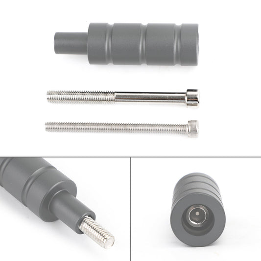 Barre de support d'extension de support de phare antibrouillard de moto en titane M8 M6