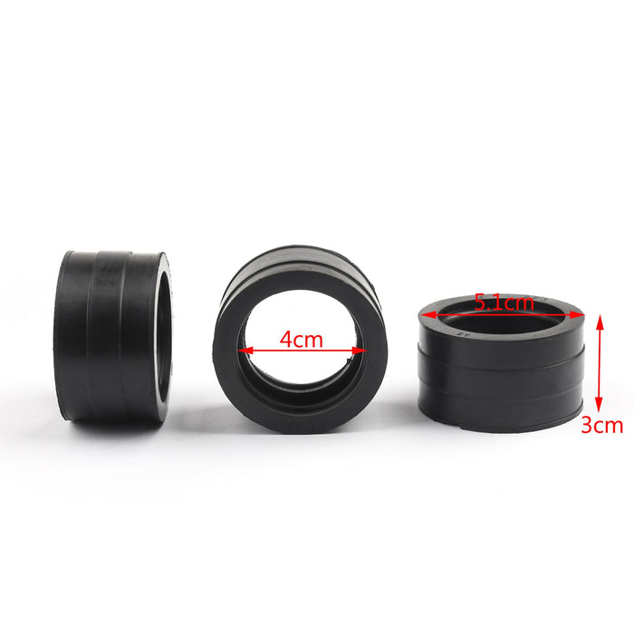 1977-1979 Yamaha XS750 3PCS 2F3-13586-01-00 Carb Intake Manifold Boots