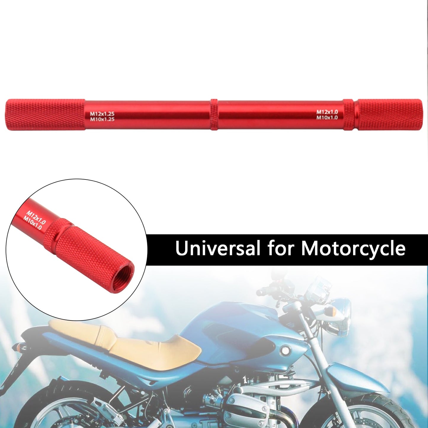 Outil universel de purge de fourche de moto, réparation de suspension, tige d'amortisseur