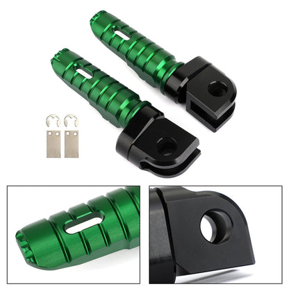 02-07 KAWASAKI ZX-12R Front Footrests Foot Peg Green