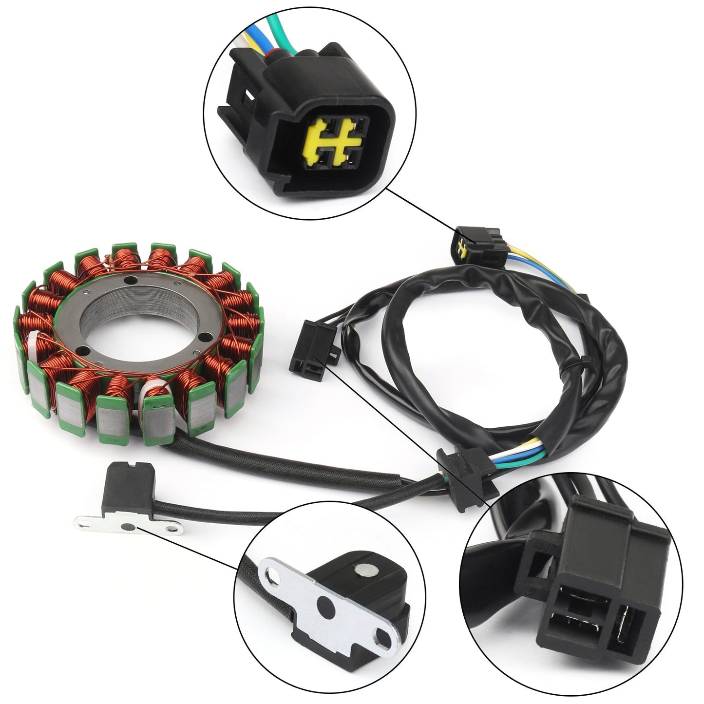 Magneto Generator Stator Coil For Suzuki LT-F500F QuadRunner 500 4WD 1998-2002