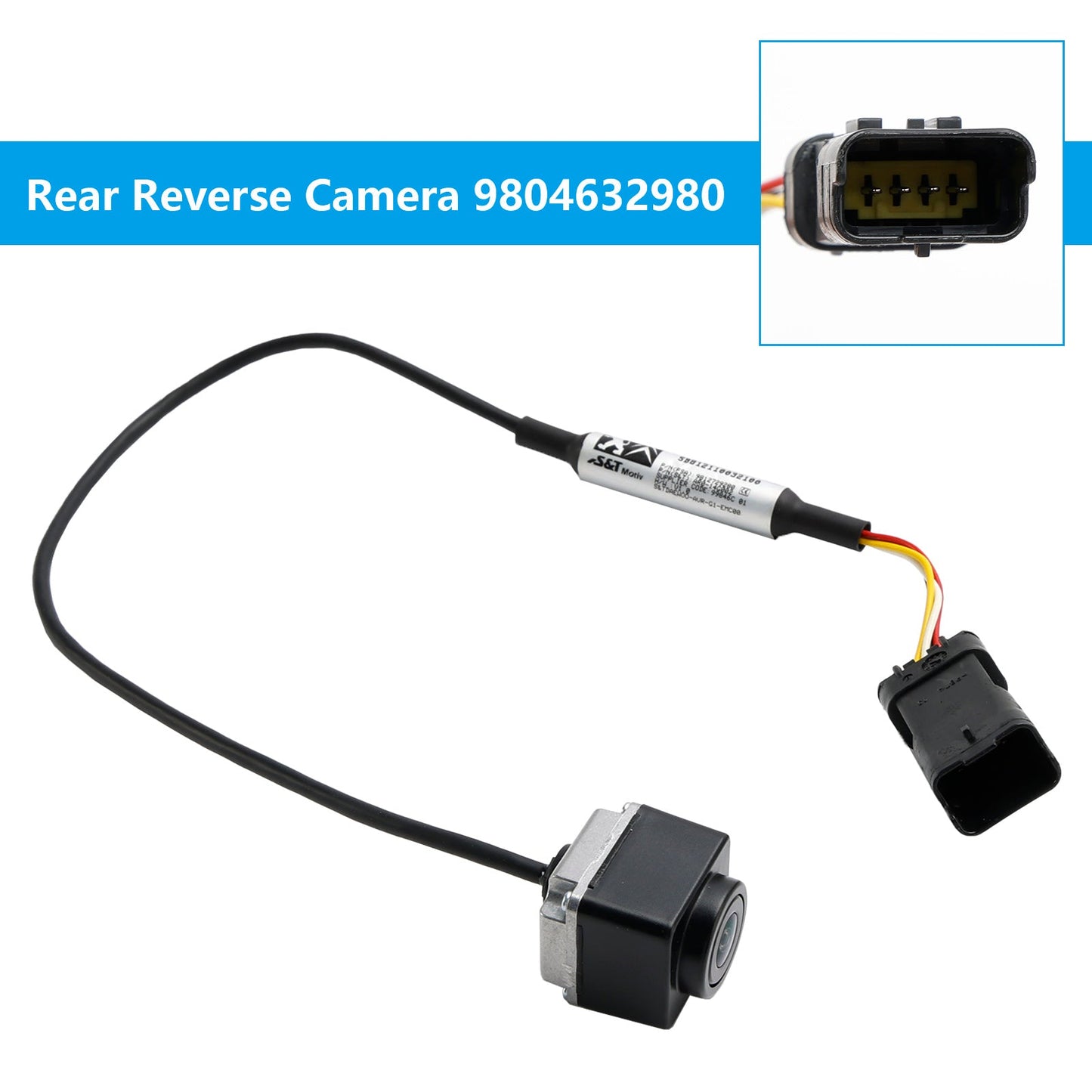 Caméra de recul pour Peugeot 3008 Mk1 2008-2016 9804632980