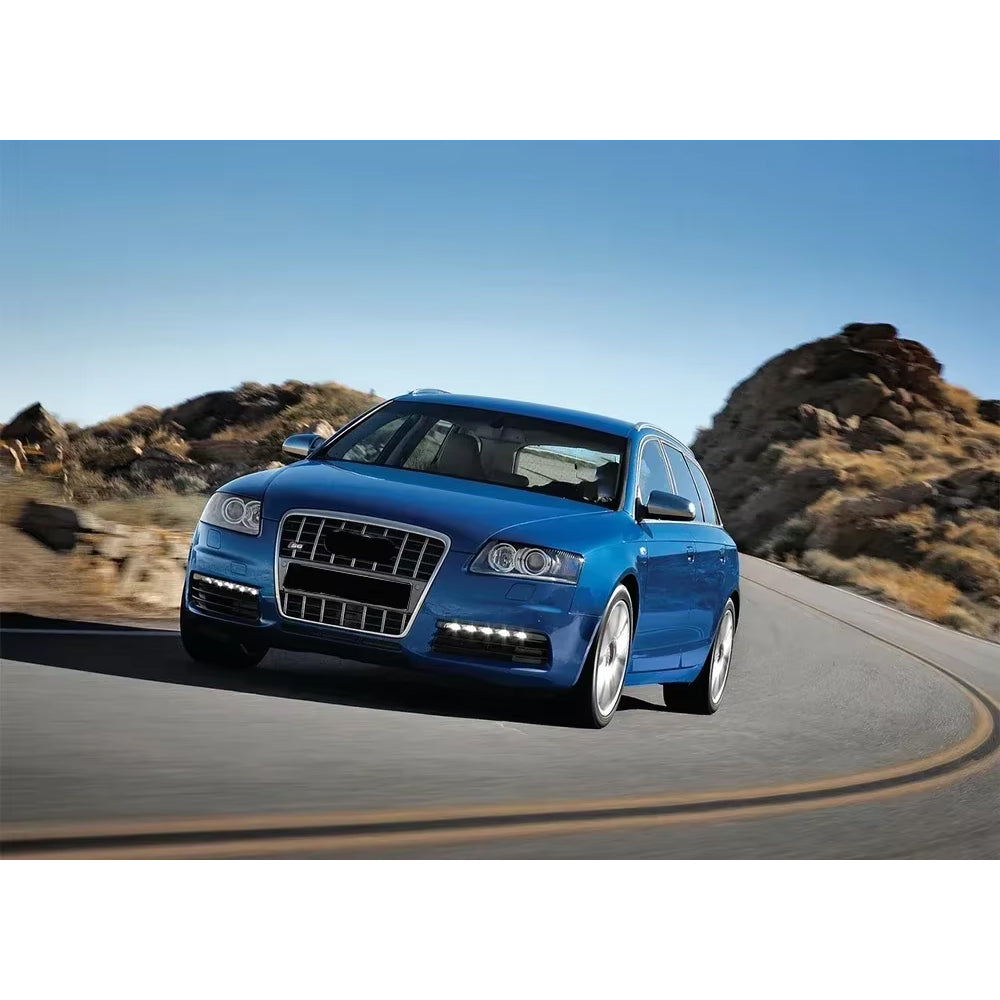 Audi A6 S6 C6 2005-2011 Change To S6 Style Front Bumper Grill Upper Grill