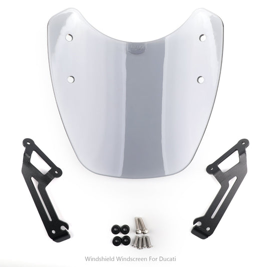1x Pare-brise pour Ducati Scrambler 15-2018, protection contre le vent G