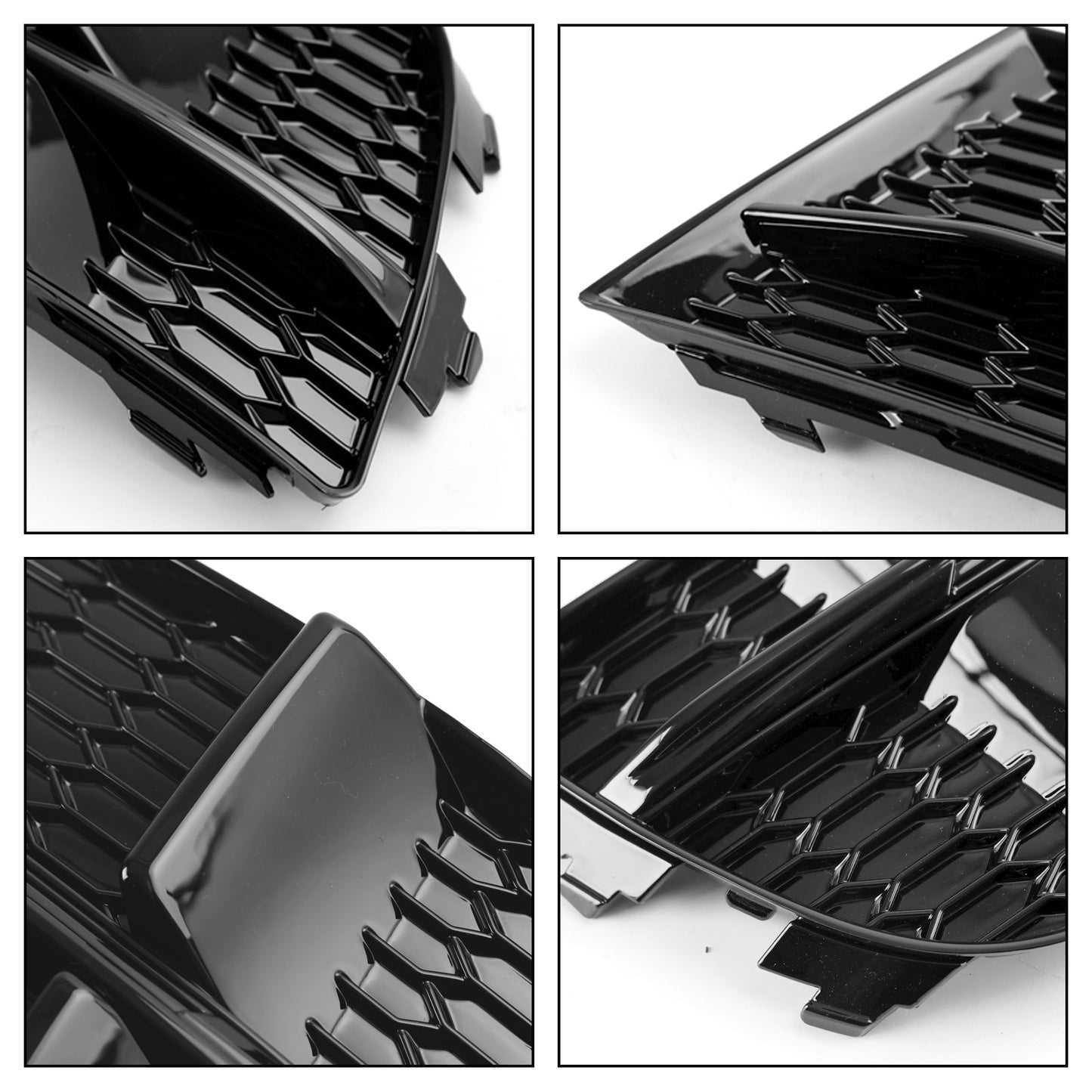 2016.05-2020 Audi A3 8V S-Line Sedan/Sportback/Convertible Front Fog Light Cover Bezel Grille