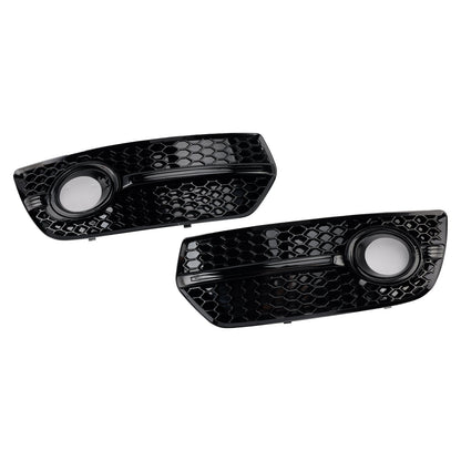 2009-2012 2PCS Front Bumper Grill Fog Light Lamp Covers Fit Audi Q5