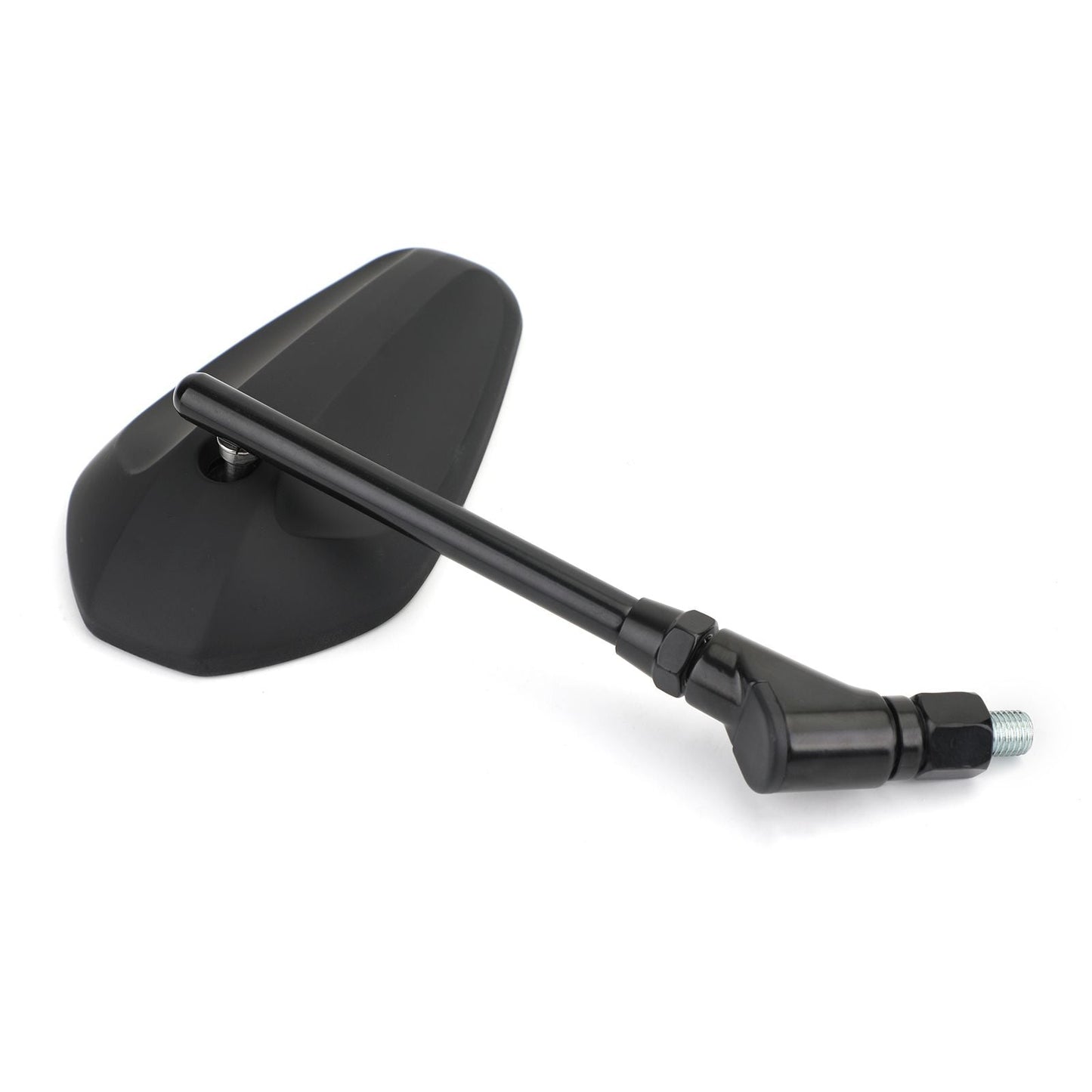Rétroviseurs latéraux gauche et droit noirs neufs pour moto Cruiser Chopper M10 10 mm