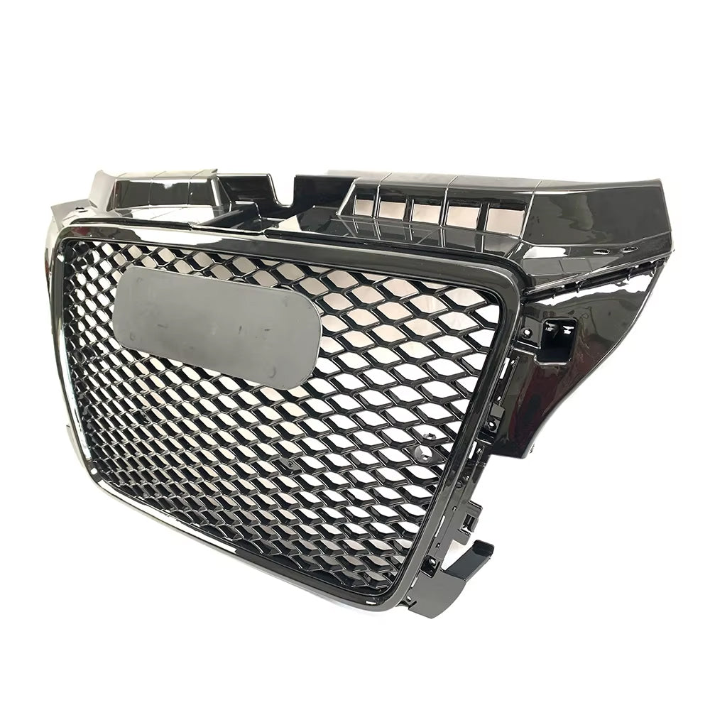2008-2012 Audi A3/8P To S3/RS3 Style High Quality ABS Grille Chrome Trim Grill Silver And Black Front Bumper Grille