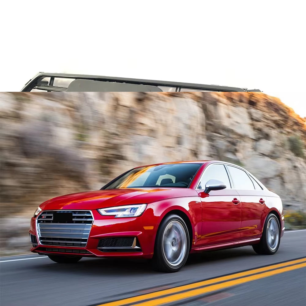 2016-2019 Audi A4 S4 B9 To S4/RS4 Style Front Glossy Blac Bumper Grill High Quality Honeycomb Upper Grille