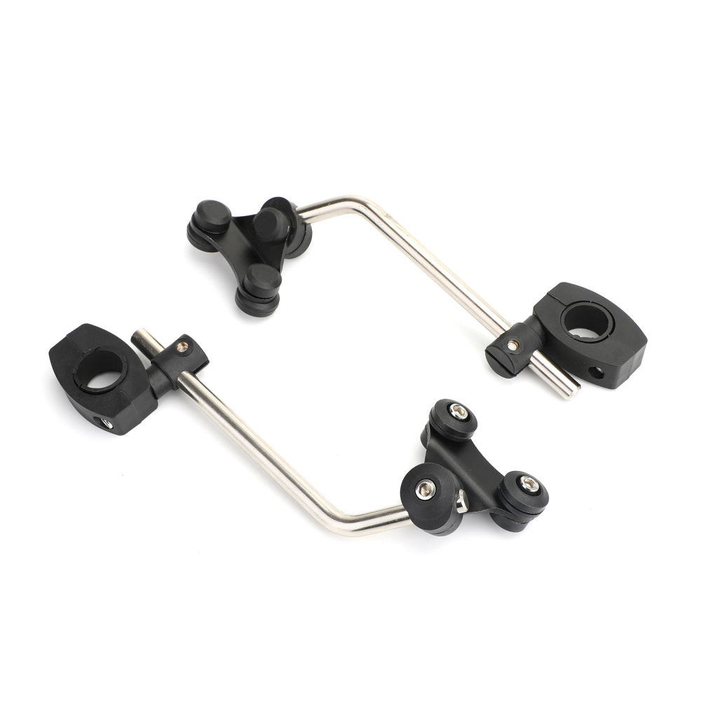 Support de pare-brise universel 7/8" 22 mm, pince de montage standard pour guidon de pare-brise