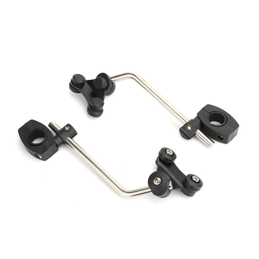 Support de pare-brise universel 7/8" 22 mm, pince de montage standard pour guidon de pare-brise