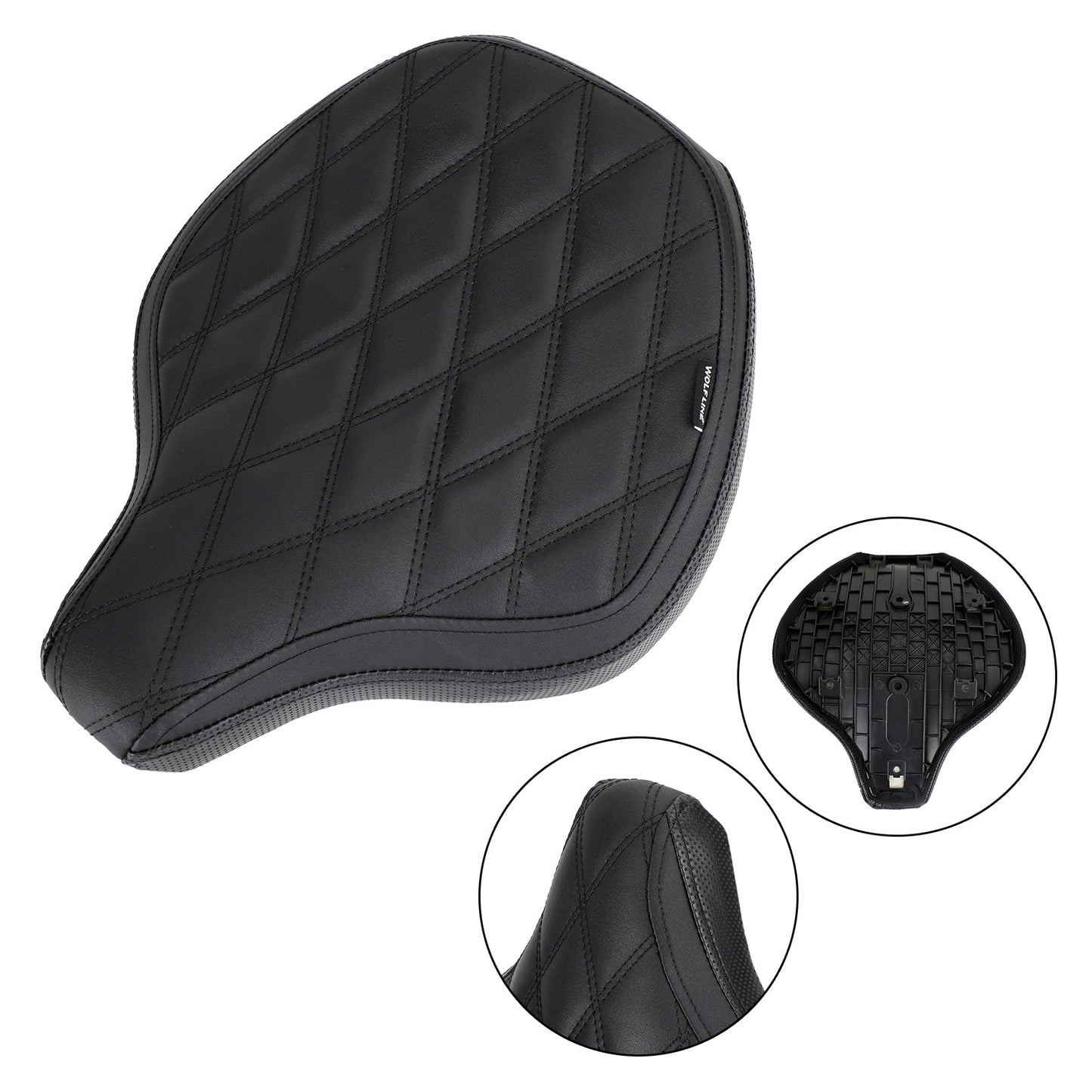 Coussin de siège conducteur avant Raider en polyuréthane pour TR Bobber 17-22 2019 2020 2021, marron