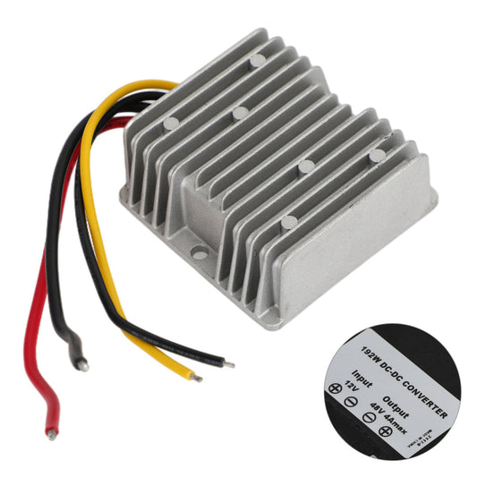 Convertisseur régulateur CC/CC étanche 12 V, jusqu'à 48 V, 4 A, 192 W