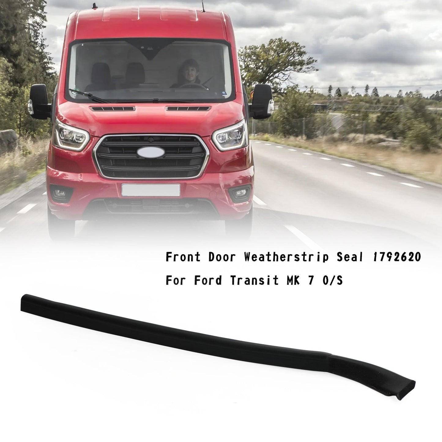 Ford Transit MK 7 O/S Front Door Weatherstrip Seal 1792620 9C11-V51400-AD