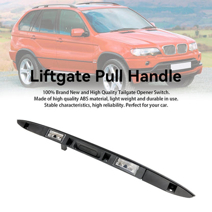 2001-2006 BMW X5 E53 Trunk Lid Licence Plate Grip With Key Button 51137170676 51137061247 51138243767