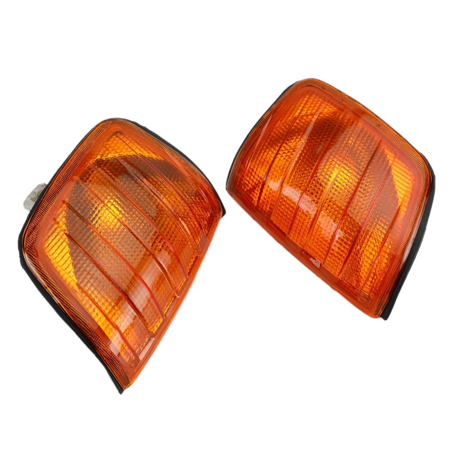 Paire de feux d'angle et de stationnement pour Mercedes-Benz Classe E W124 1986-1993 Ambre