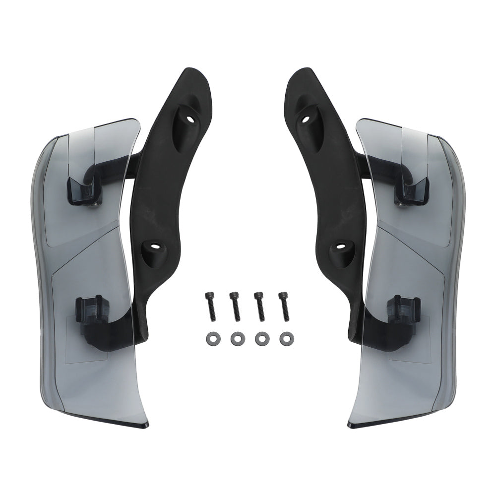 2016-2019 Harley Road Glide Ultra FLTRU Left & Right Adjustable Upper Fairing Side Wind Air Deflector