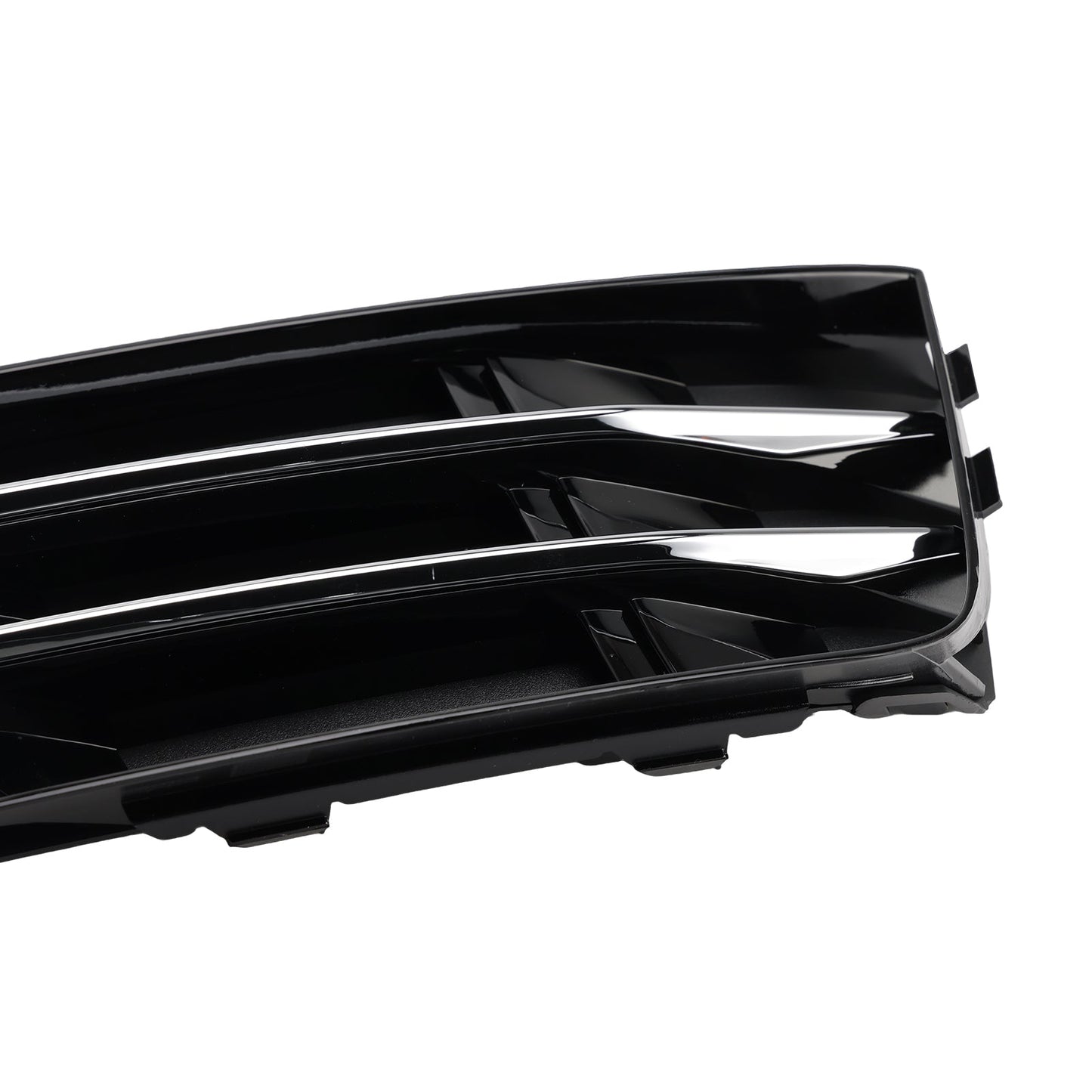 2016-2018 2PCS Front Fog Light Grille Lower Bumper Grill Fit AUDI A4 B9