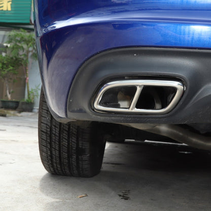 Charger 2015+ 2PCS Stainless Rear Exhaust Tail Muffler Decor Cover Trim