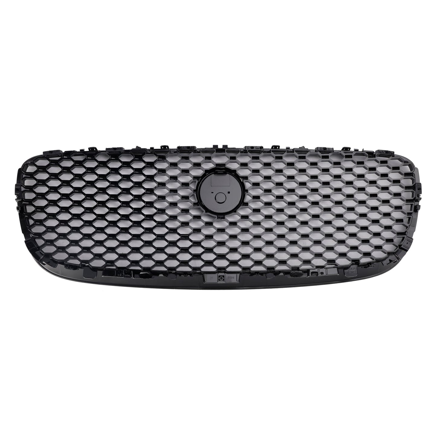 2016-2019 Jaguar XF XF-R Style Front Bumper Grill Grille Gloss Black