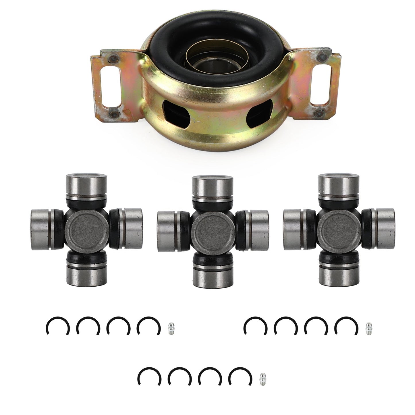 2005-2015 Toyota Tacoma Driveshaft Support Bearing & U-Joints Set 37230-0K040 5-213XS