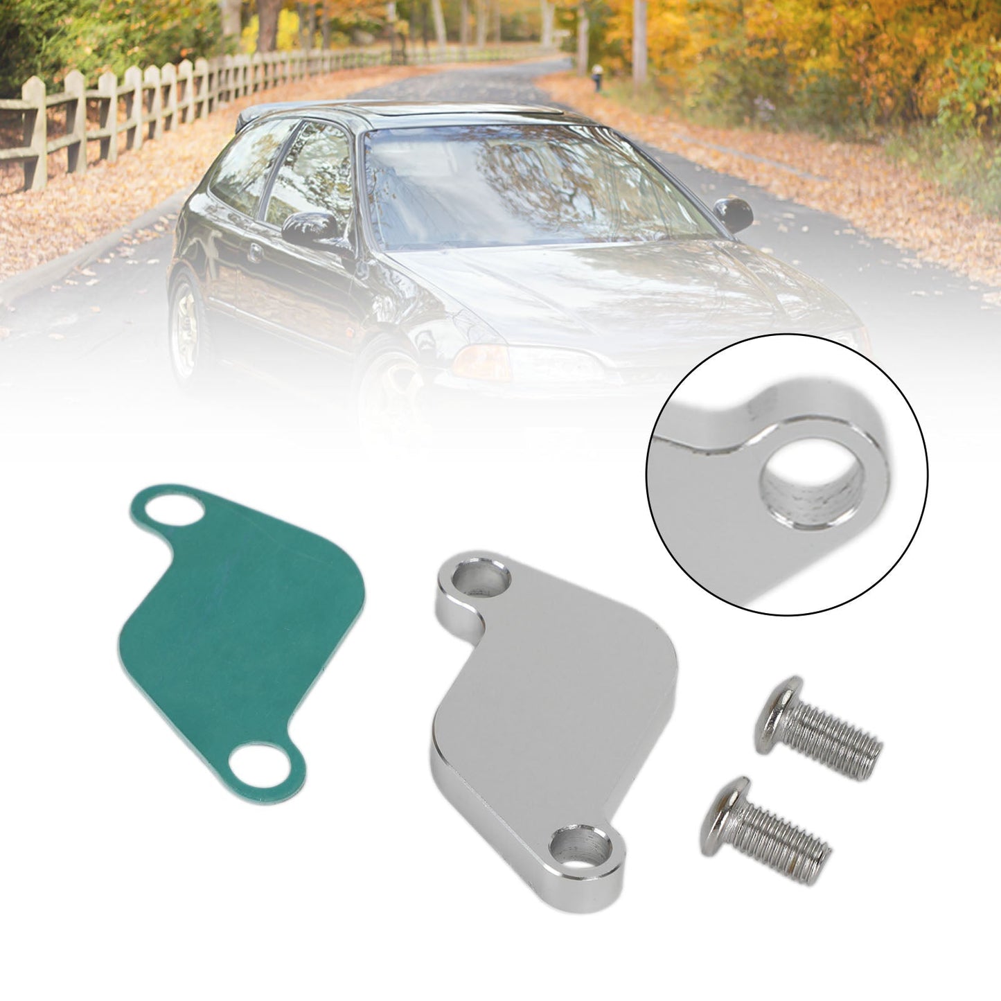 1993-1997 Honda Del Sol EGR Delete Plate IAC Idle Air Control