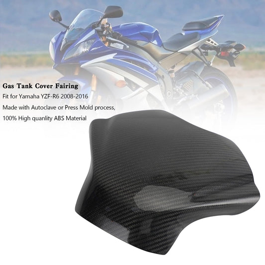 Gas Tank Cover Panel Fairing Protector For For Yamaha YZF-R6 2008-2016 Carbon