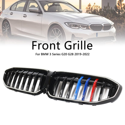 2019-2022 Black Kidney Grille Grill 51138072085 Fit BMW 3 Series G20 M-Style