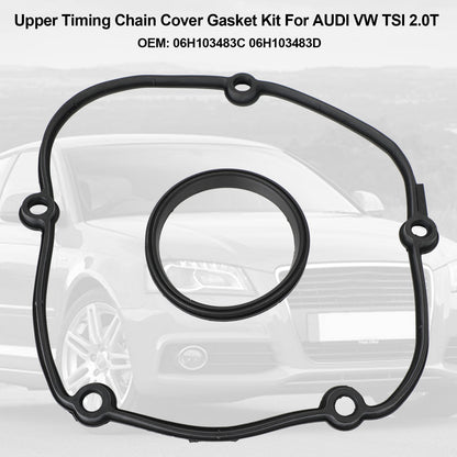 2013 VW Beetle 2.0L Gas CCTA Eng./Jetta 2.0L Gas Turbo CCTA Eng. Upper Timing Chain Cover Gasket Kit 06H103483C 06H103483D