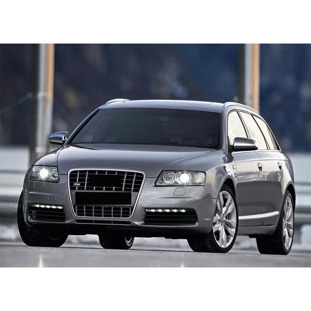Audi A6 S6 C6 2005-2011 Change To S6 Style Front Bumper Grill Upper Grill
