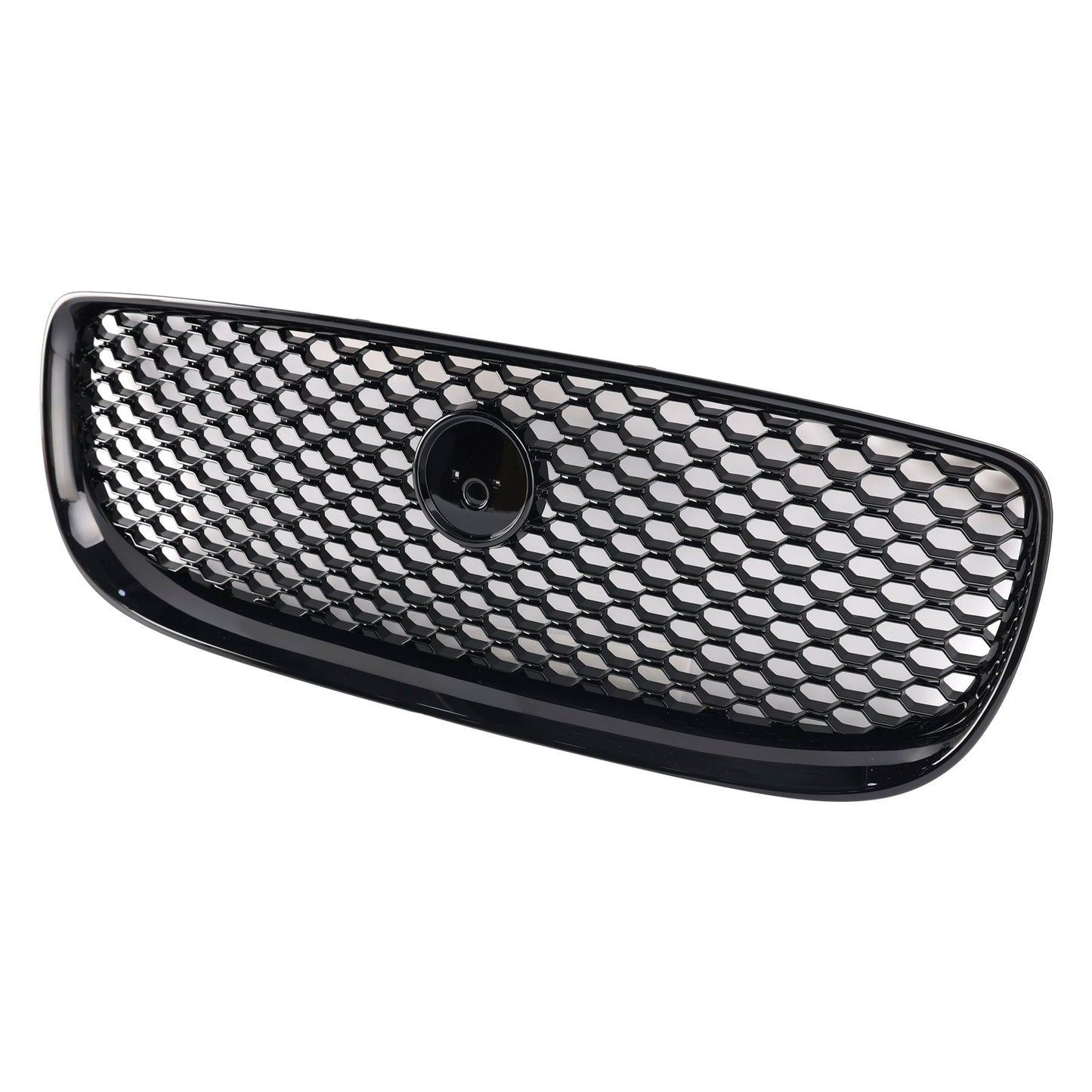 2015-2018 Jaguar XE Gloss Black Honeycomb Front Bumper Grille Grill