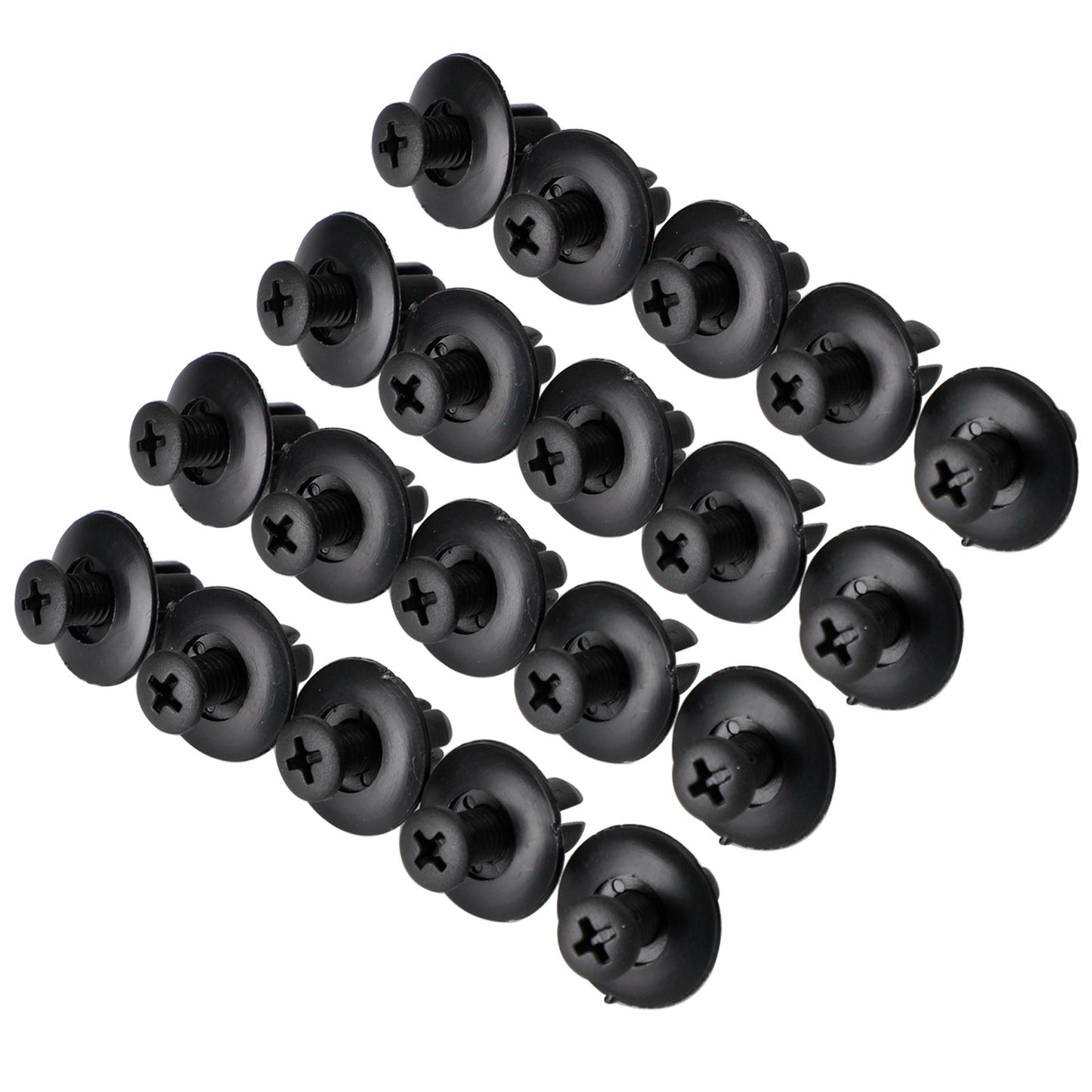 20x 8mm Fairing Clip Screw Rivets Panel Trim for Suzuki GSX, Burgman, V-Strom