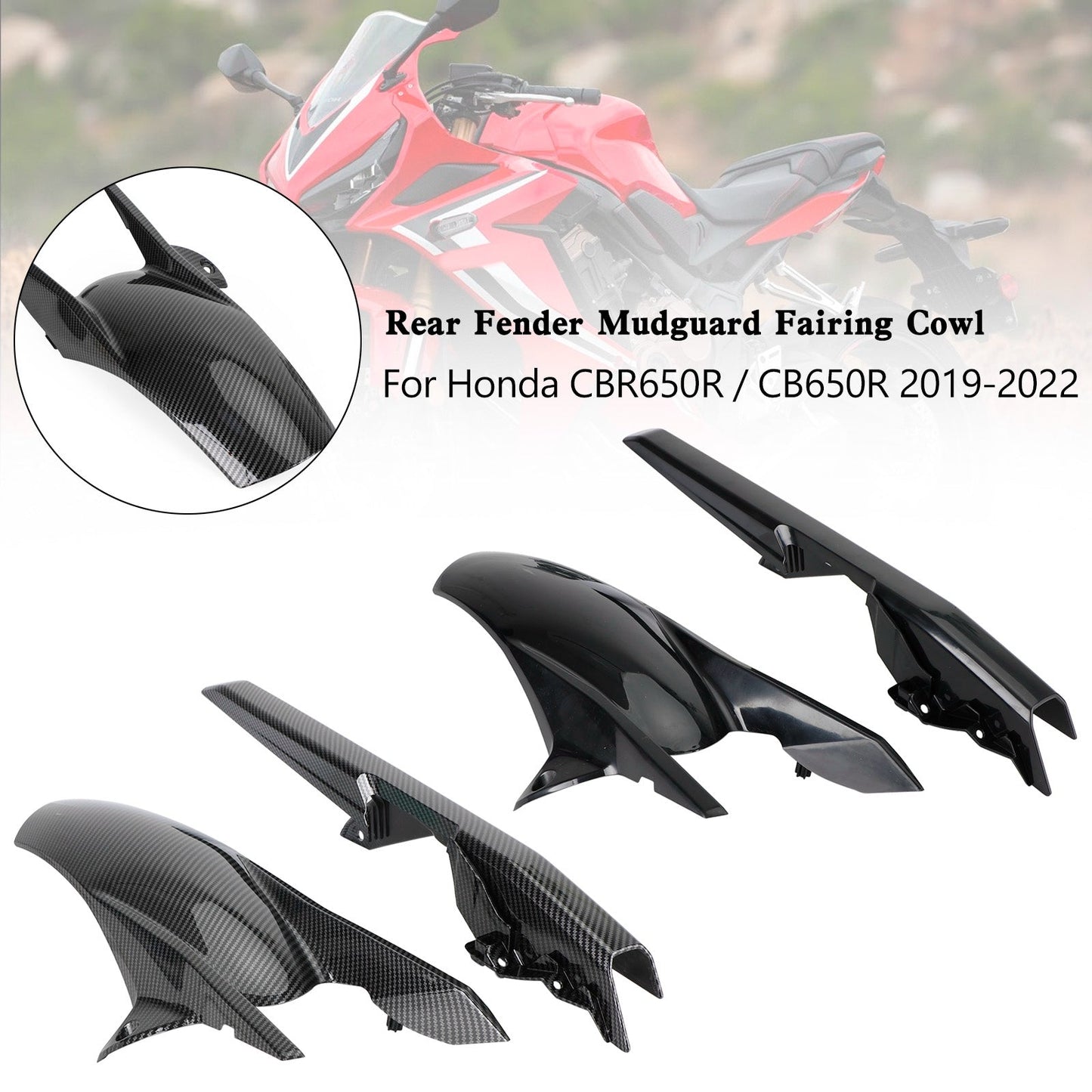 Carénage de garde-boue arrière pour Honda CBR650R CB650R 2019-2022