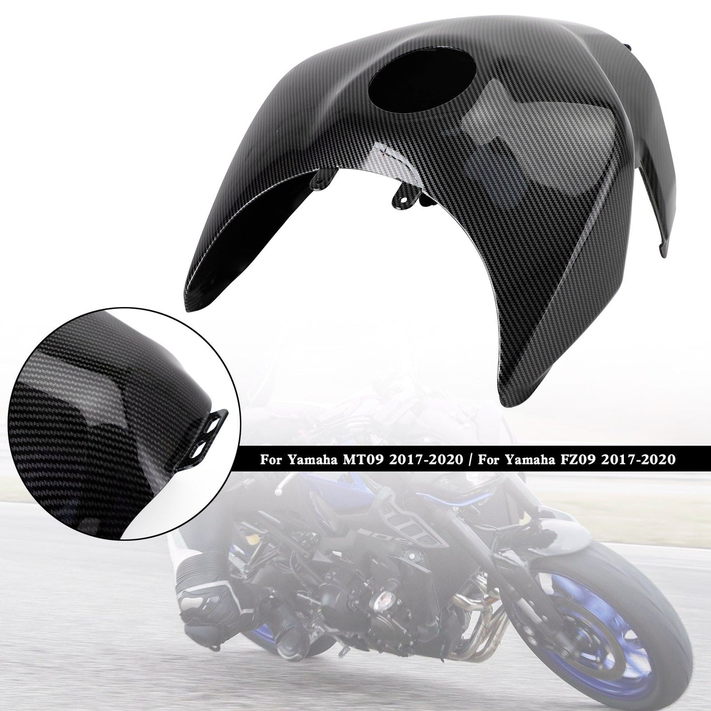 Gas Tank Cover Trim Fairing Cowl For For Yamaha MT-09 MT09 FZ09 2017-2020
