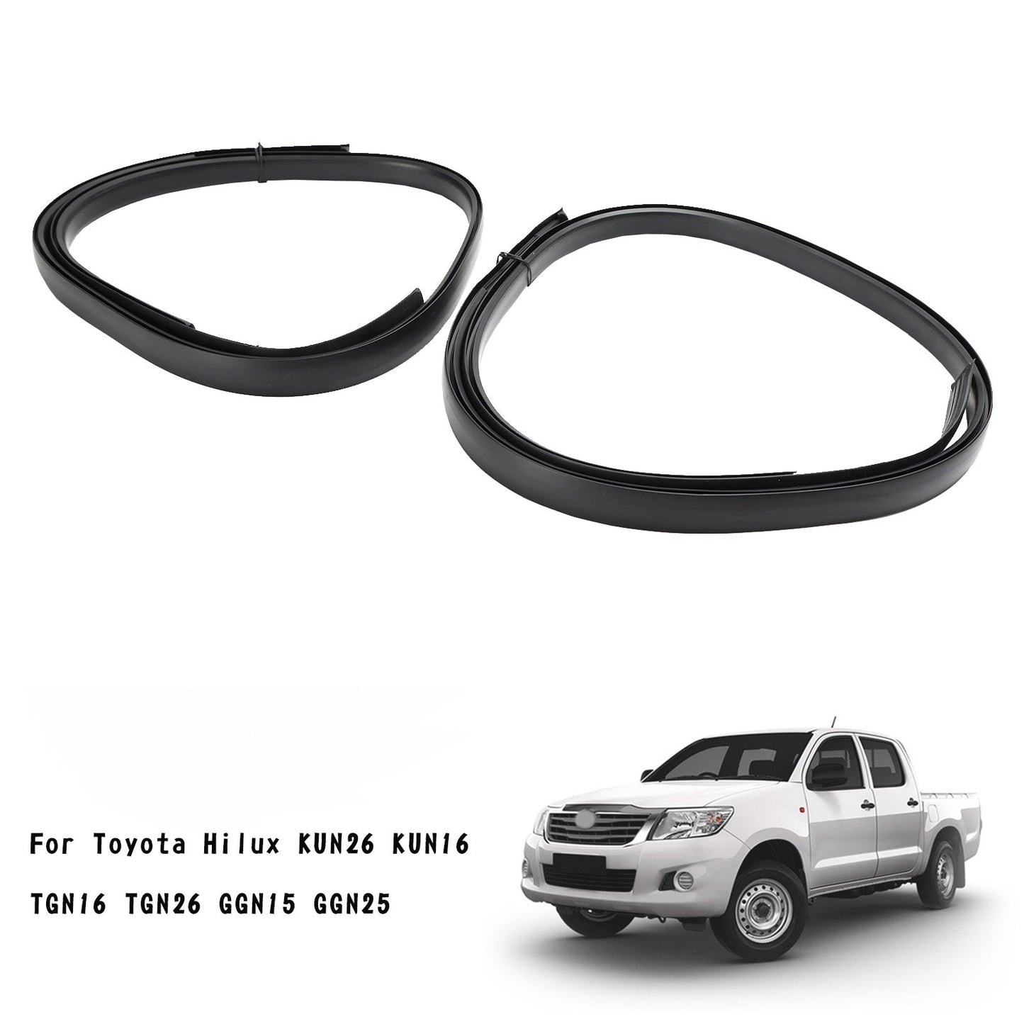 Moulure de toit en caoutchouc pour cabine double Toyota Hilux KUN26 KUN16 75552-0K011/31