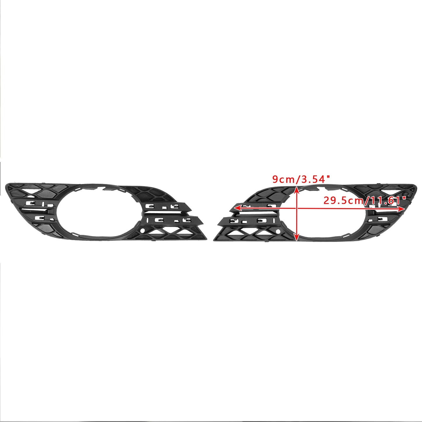 2007-2009 Mercedes Benz E-Class W211 E280/300/320/350/550/E63 2PCS Fog Light Trim Set