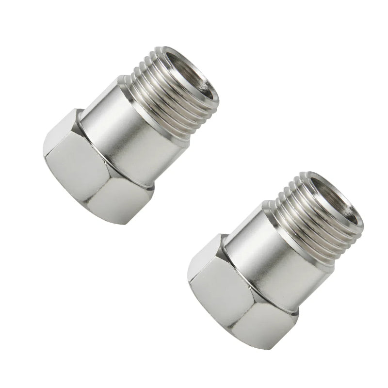 2PCS 32mm M18x1.5 O2 Sensor Bung O2 Oxygen Sensor Test Pipe Extension Extender Adapter Spacer