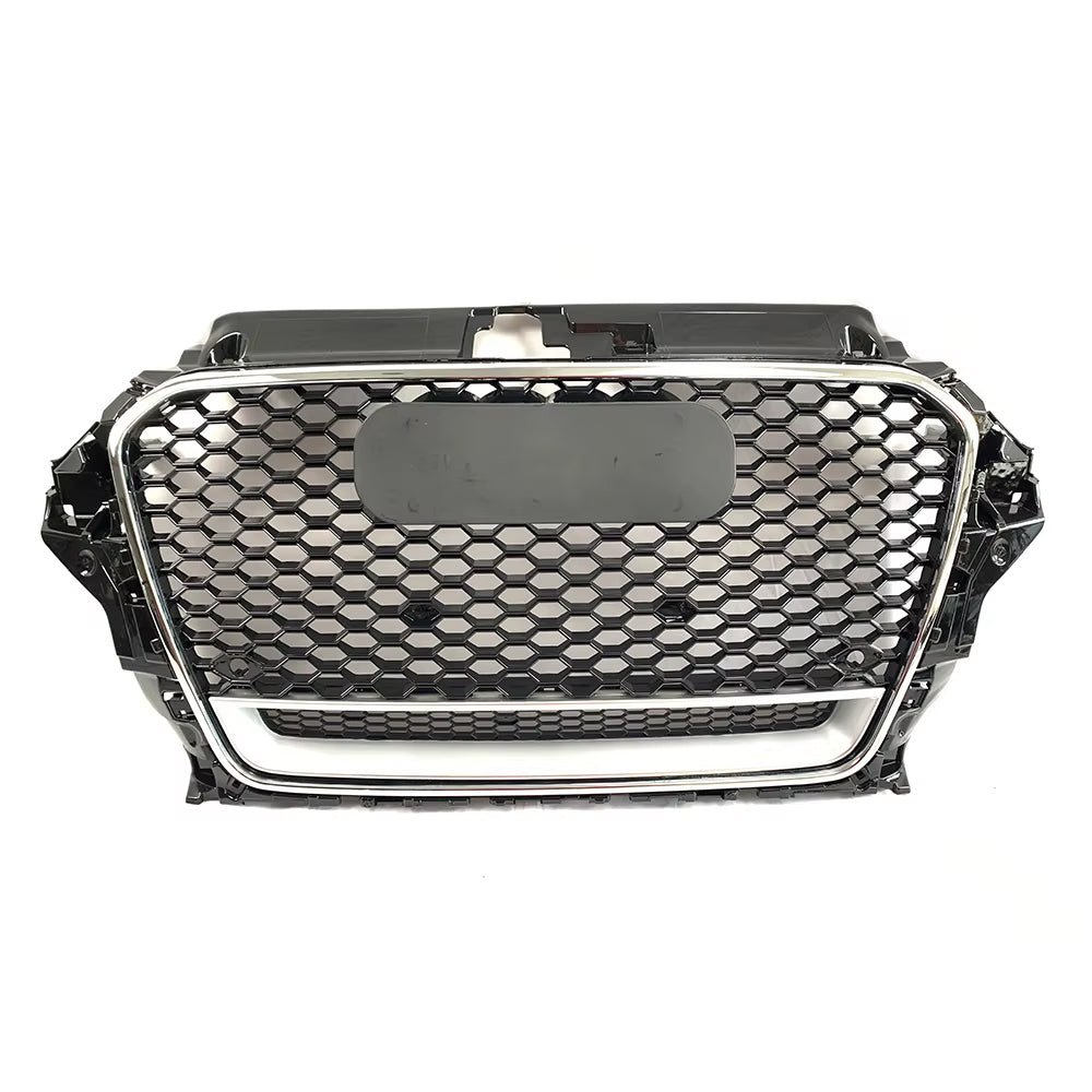 2013-2016 Audi A3 S3 8V To RS3/R3 Style High Quality ABS Honeycomb Front Bumper Grill