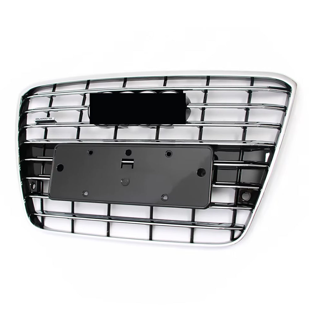 2010-2014 Audi A8 D4 High Quality ABS Chrome Black Front Bumper Grill 4H0853651