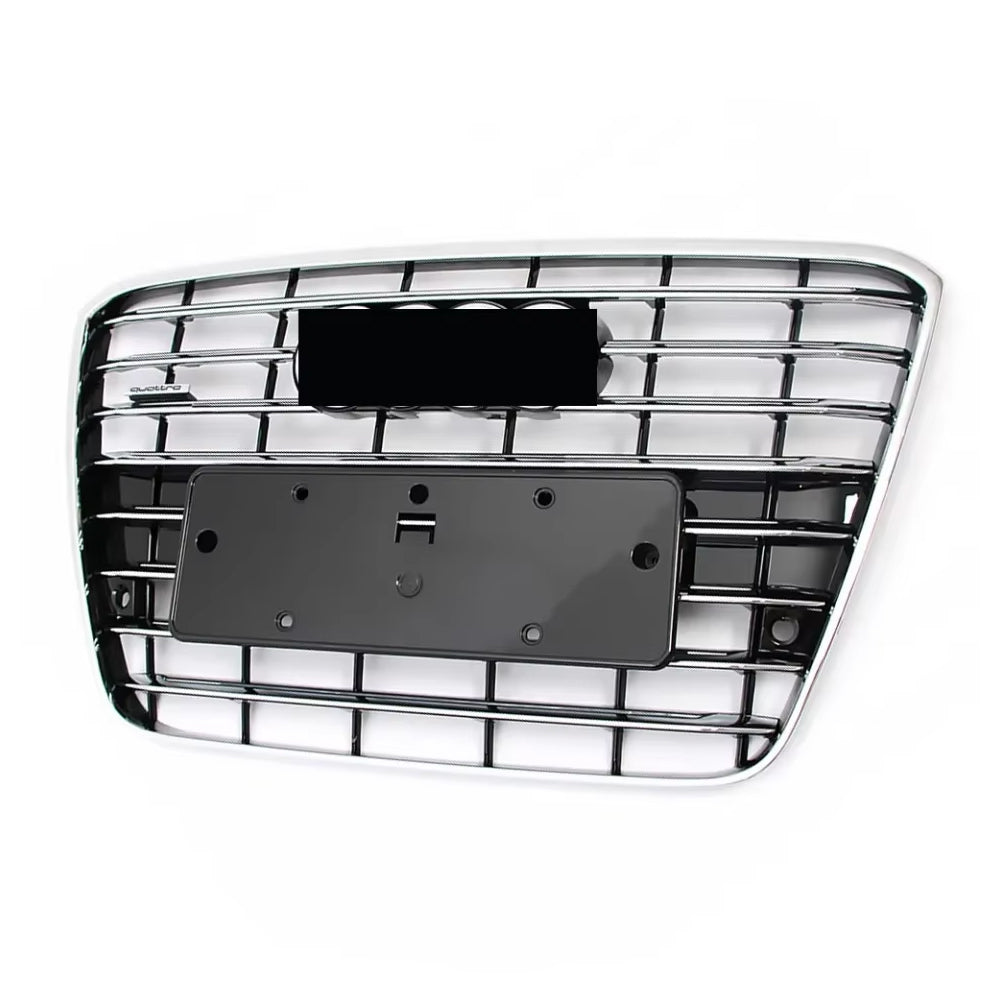2010-2014 Audi A8 D4 Chrome Black High Quality ABS Front Bumper Grill 4H0 853 651  Radiator Grille
