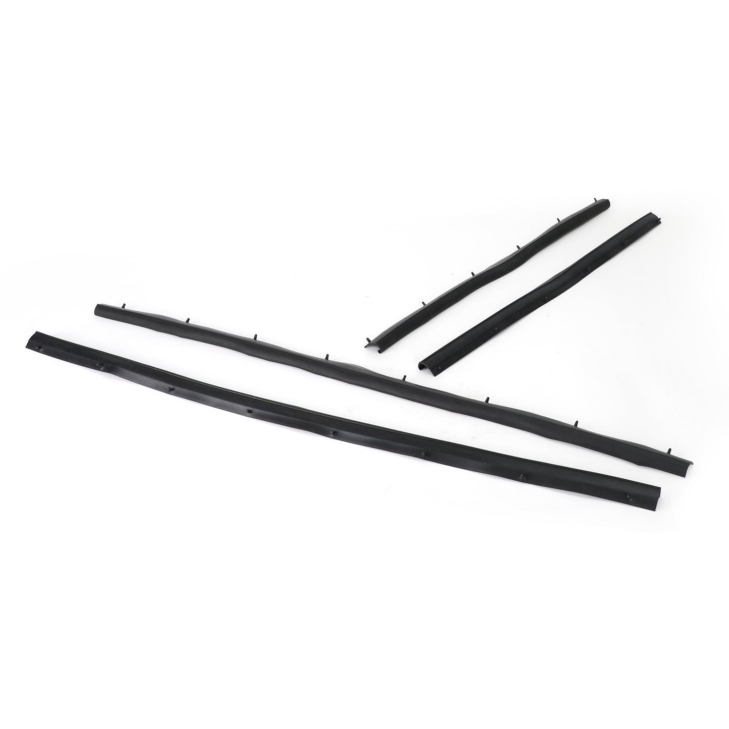 Joint d'étanchéité de porte inférieure avant et arrière pour modèles Ford Super Duty Crew Cab 1999-2016 uniquement F81Z-2520758-AA (2) 1C3Z-26253A24-A (2)