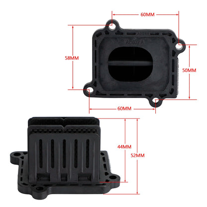 V4R04 Reed Valve Cage Block For Yamaha YZ125 2005-2020