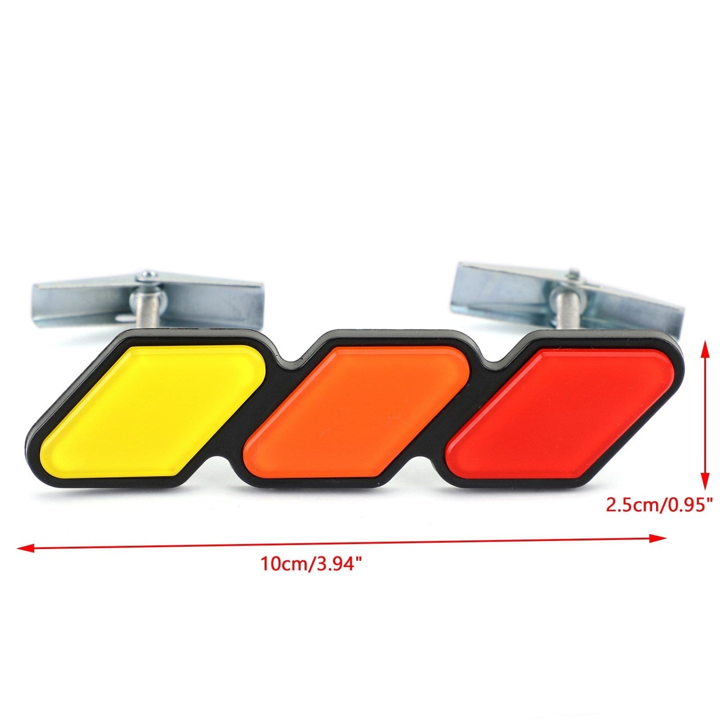 Emblème de calandre tricolore 3 pour Toyota Tacoma 4Runner Tundra Rav4 Highlander